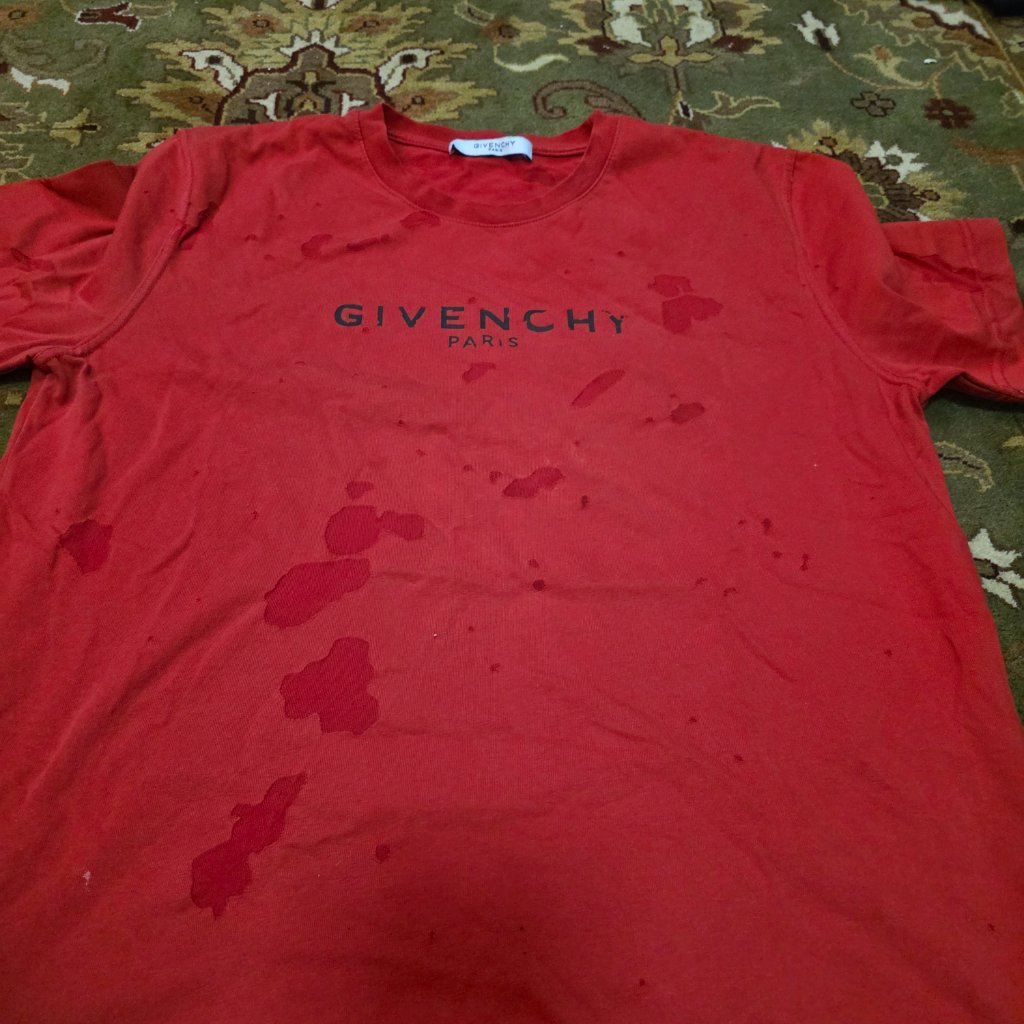 Givenchy Graphic Crew Neck T-Shirt